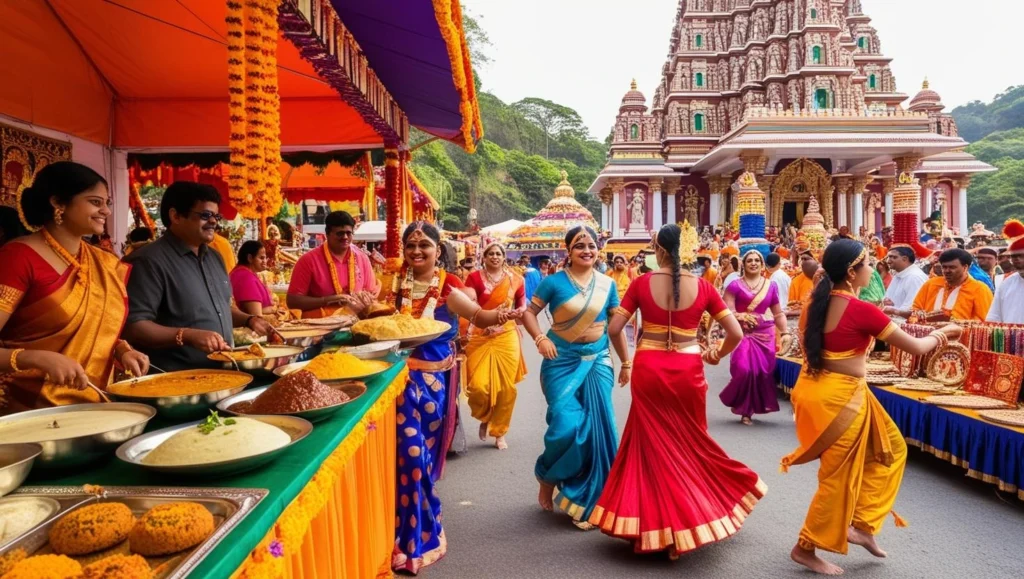ದೈವಿಕ ಅನುಭವ: ಕುಕ್ಕೆ ಸುಬ್ರಹ್ಮಣ್ಯ ಷಷ್ಠಿ ಮಹೋತ್ಸವ 4 ಸ್ಟಾಲ್ಗಳು ಮತ್ತು ಅಂಗಡಿಗಳು ಹಬ್ಬದ ಸಮಯದಲ್ಲಿ ಚಟುವಟಿಕೆಯಿಂದ ಸಡಗರದಿಂದ ಕೂಡಿರುತ್ತವೆ, ಸ್ಥಳೀಯ ಆರ್ಥಿಕತೆಗೆ ಕೊಡುಗೆ ನೀಡುತ್ತವೆ ಮತ್ತು ಸಮುದಾಯ ಸಂಪರ್ಕಗಳನ್ನು ಉತ್ತೇಜಿಸುತ್ತವೆ